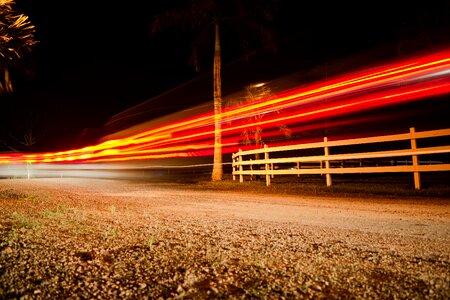Night light traffic photo