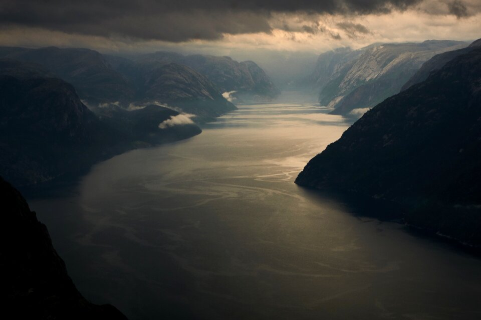 Nature water mountains