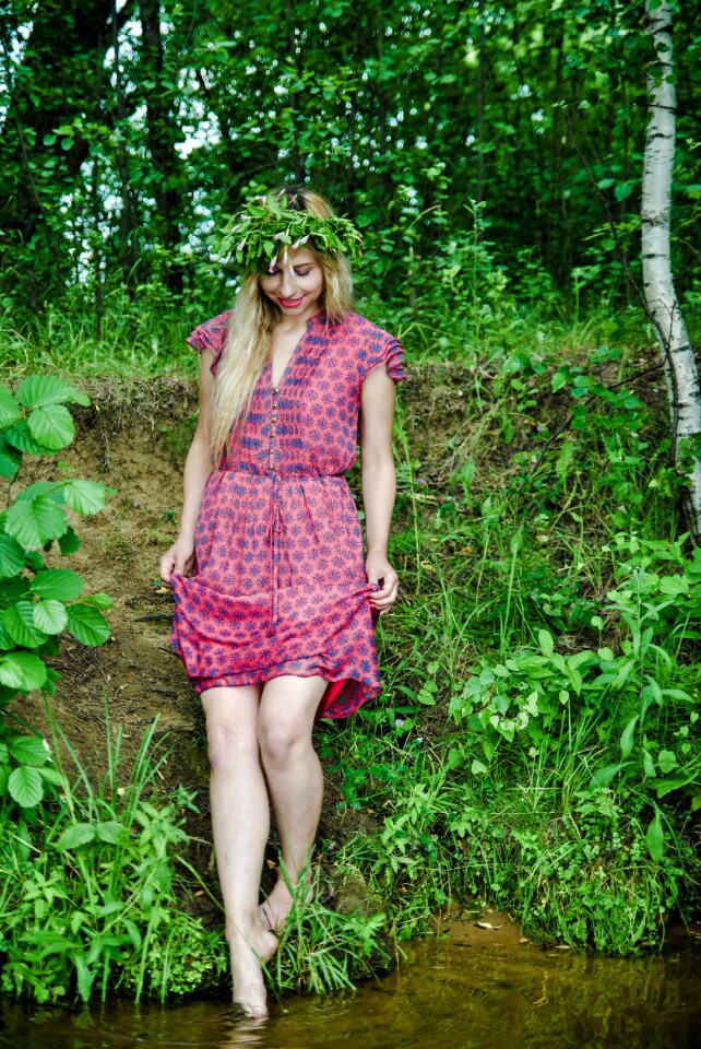 Ivan kupala dress barefoot