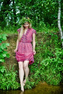 Ivan kupala dress barefoot photo