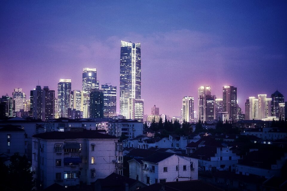 Skyscraper building tower