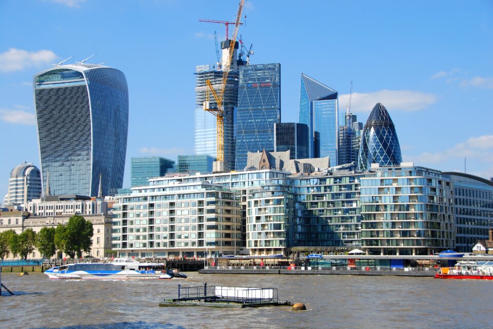 Gherkin england river photo