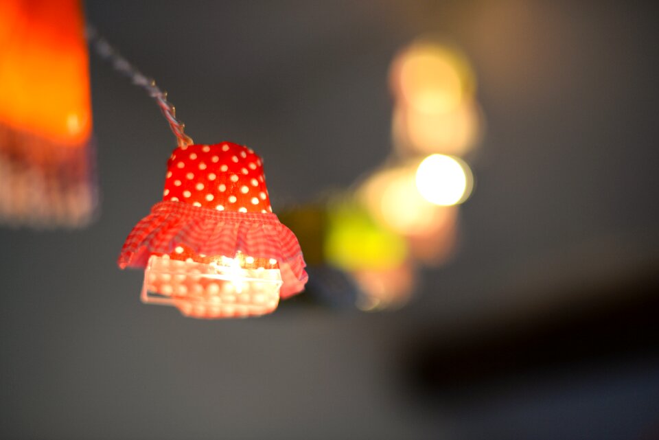 Lamp lighting shining