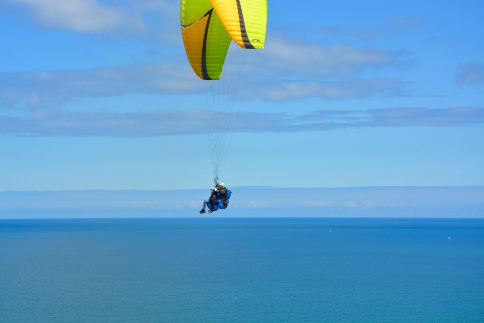 Sailing free flight erquy brittany