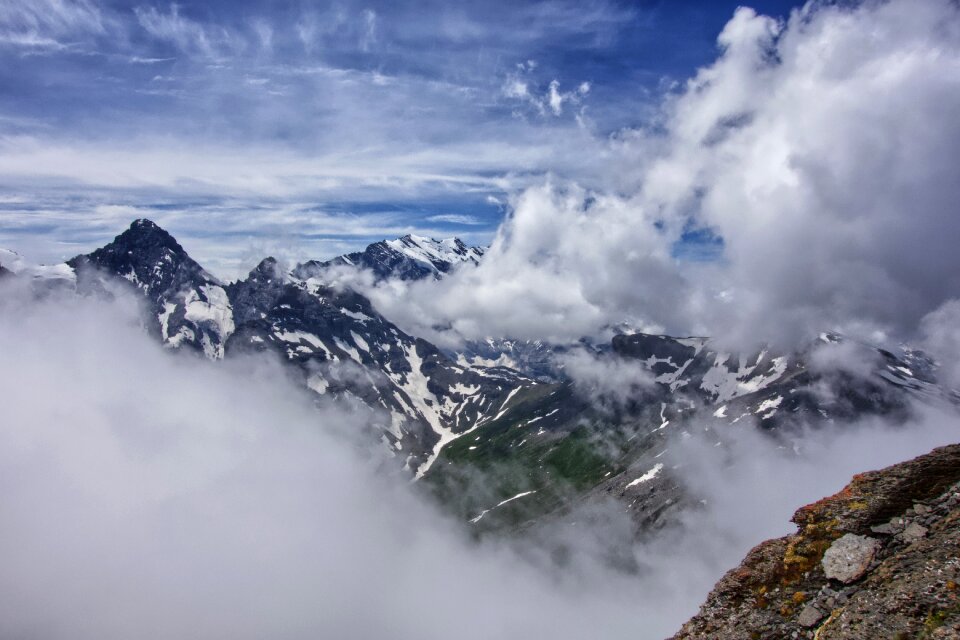 Clouds landscape mountain