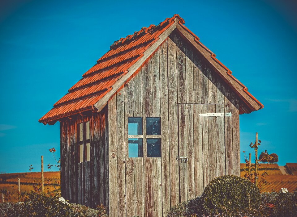 Peaceful idyllic rural