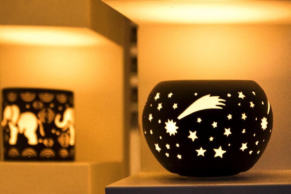 Light shining decorative