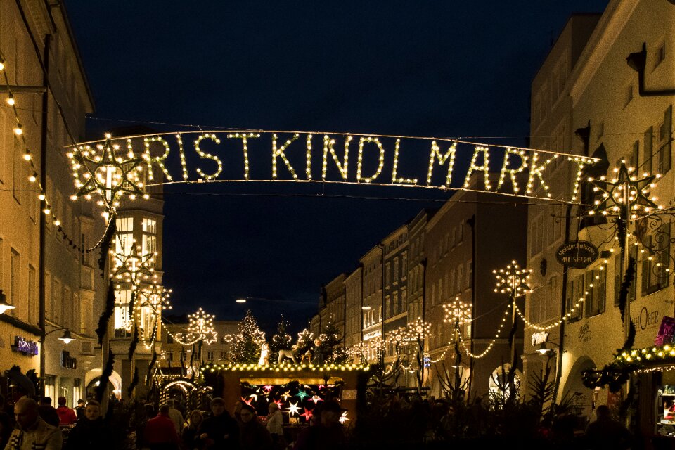 Lighting advent christmas decorations photo