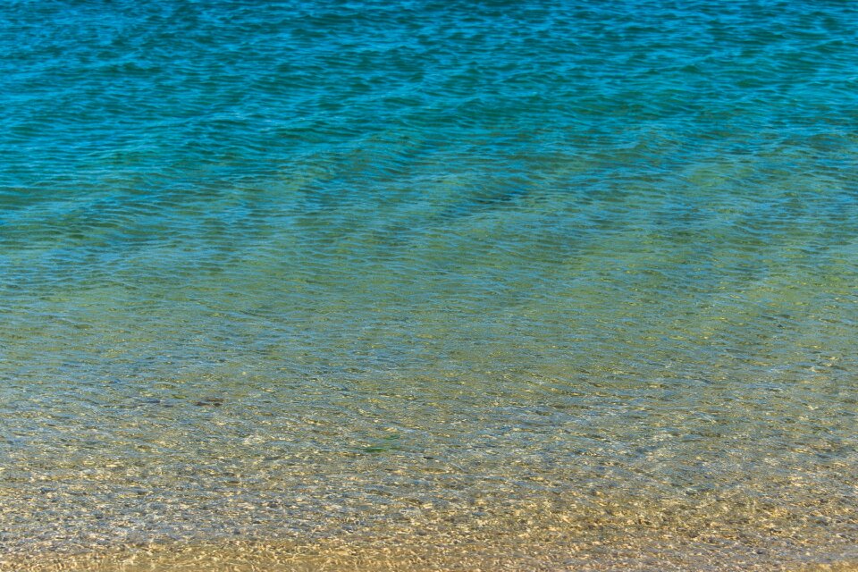 Turquoise waters nature holiday