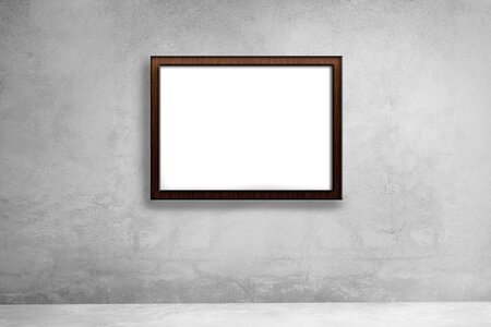 Picture frame living room wall