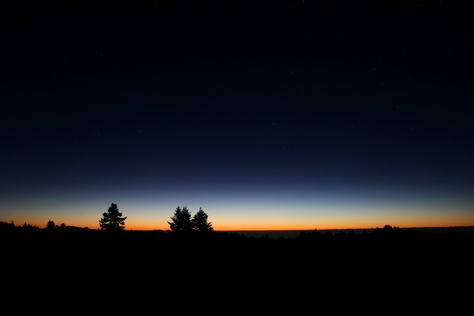 Solar nature in the evening
