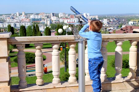 Observation deck childhood kid
