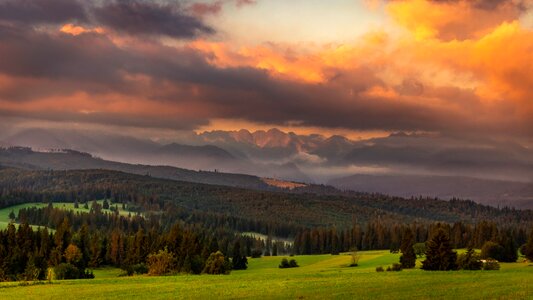 Tatry landscape mountains photo