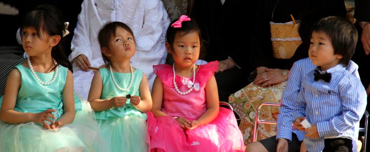 Happy infant preschool photo