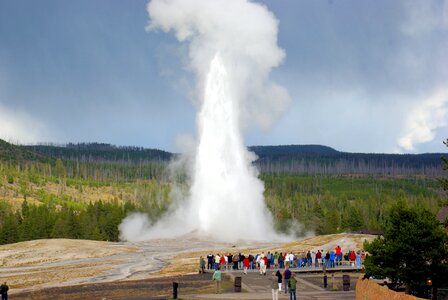 Basin yellowstone national photo