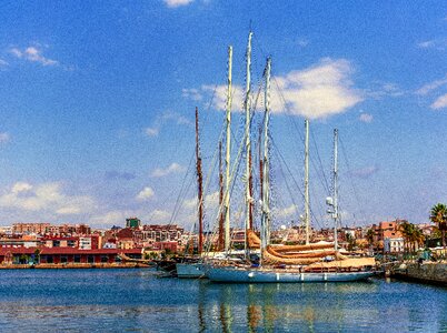 Nautical ship spring photo
