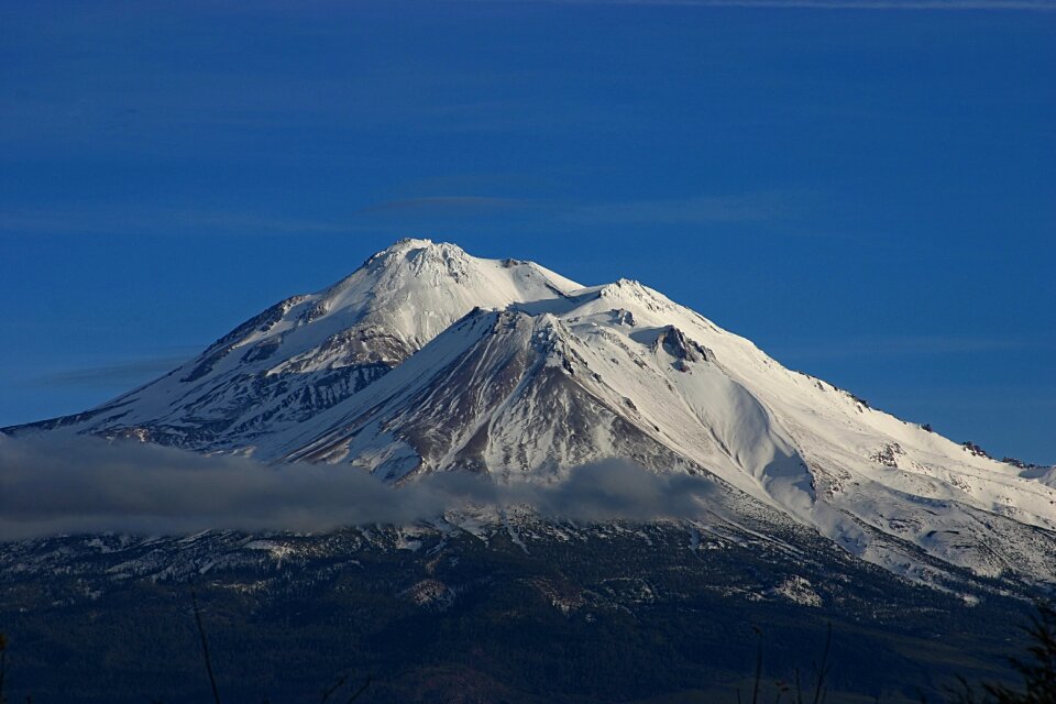 Majestic mountain sky