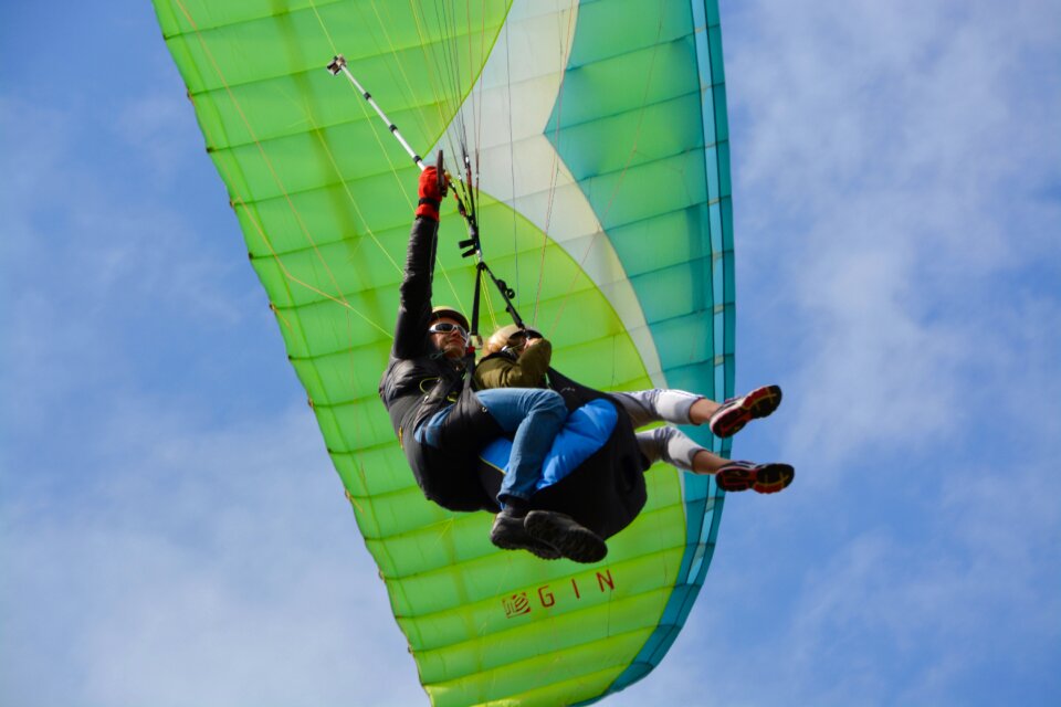 Sailing free flight erquy brittany