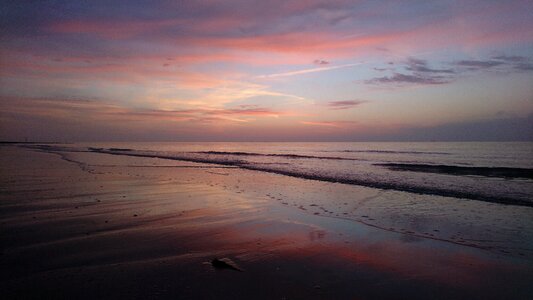 Dawn sea north sea