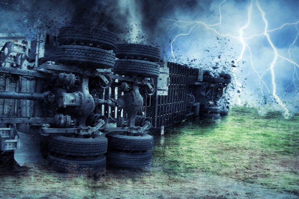 Storm tornado lightening
