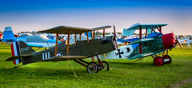 Vintage flight plane photo