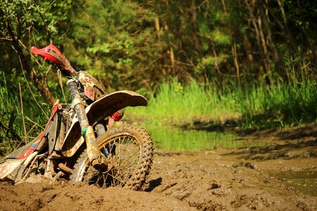 Dirt swamp motocross