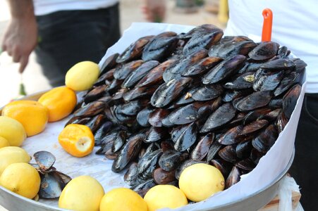 Food lemon seafood