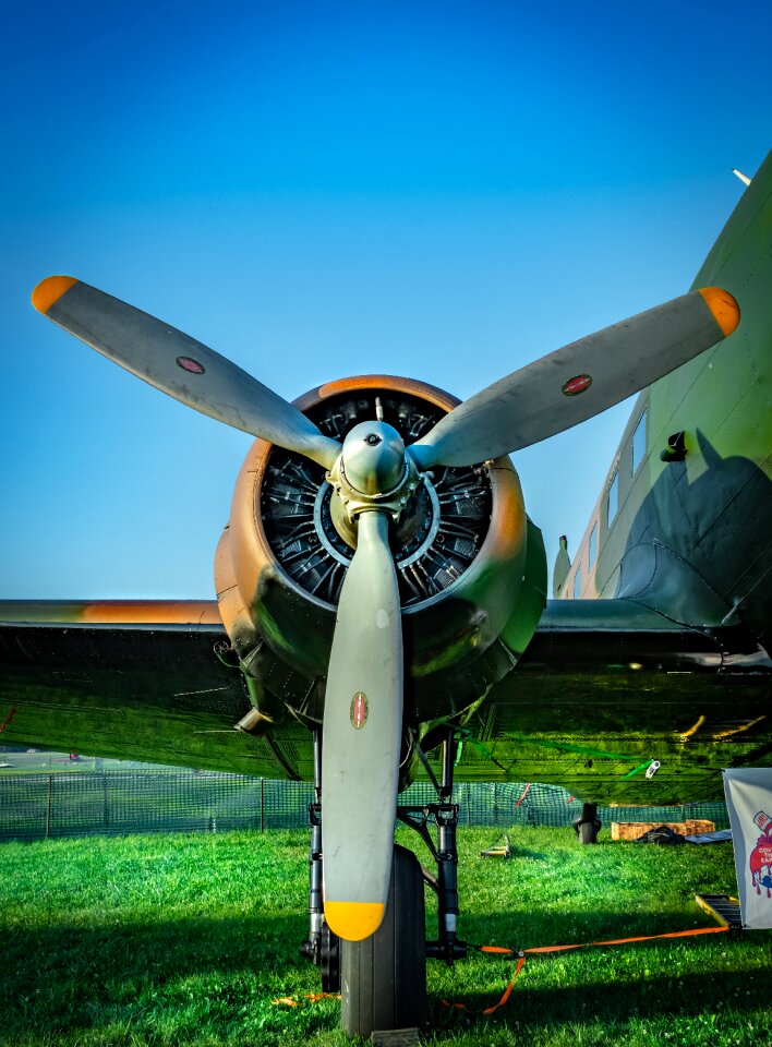 Vintage flight plane