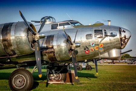 Vintage flight plane photo