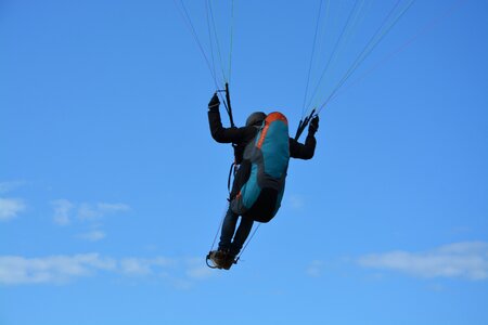 Seat of a paraglider pilot harness paragliding sailing