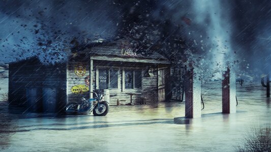 Storm lightning motorcycle