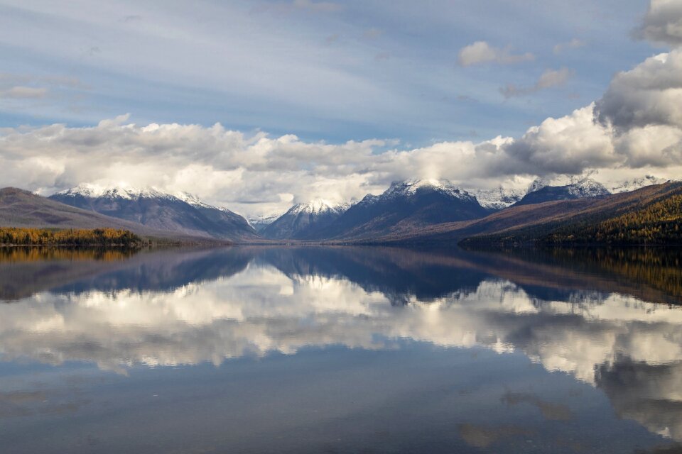 Mountains skyline peaks