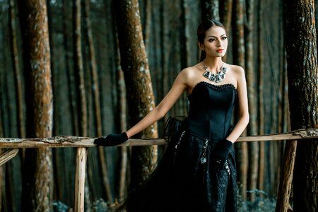 Portrait glamour fashion