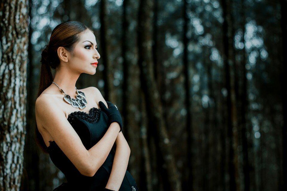 Fashion portrait glamour