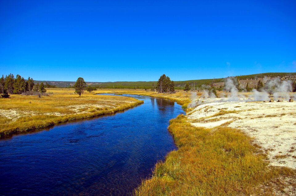 Firehole river yellowstone