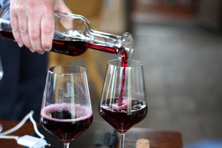 Wine glass drinking alcohol photo