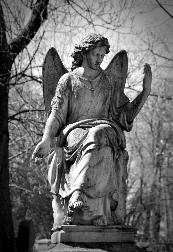 Sculpture angel art
