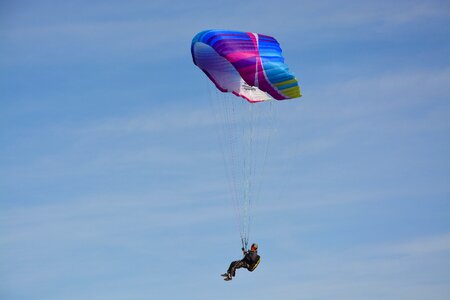 Aircraft sky wind photo