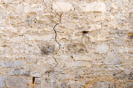 Cracks facade wall