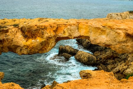 Landscape rock sea