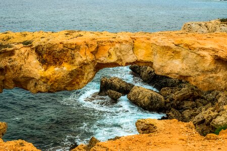 Landscape rock sea photo