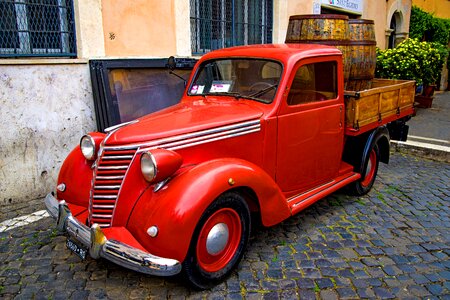 Pickup vehicle ancient