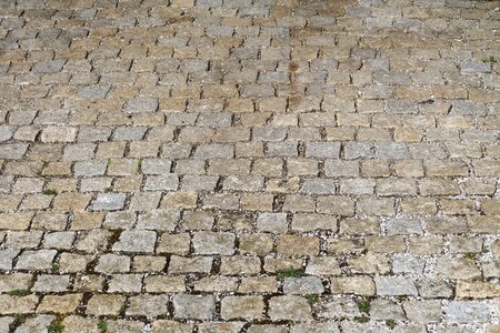 Flooring natural stones paved photo