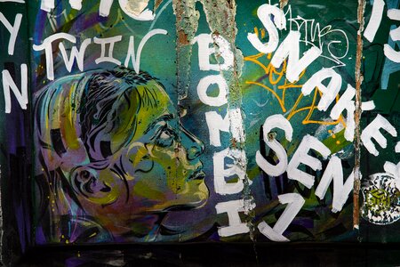 Wall painting woman