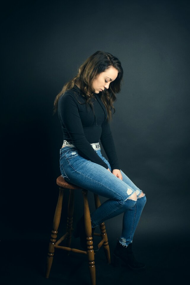 Mood portrait mysterious