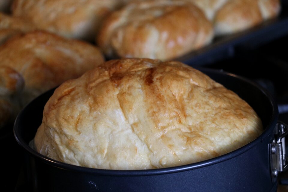Fresh baked crust