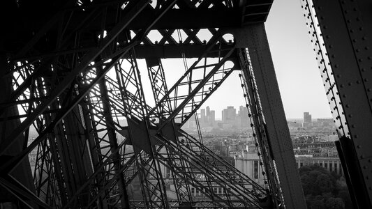 Eiffel tower city building photo