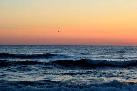 Beach sky vibrant