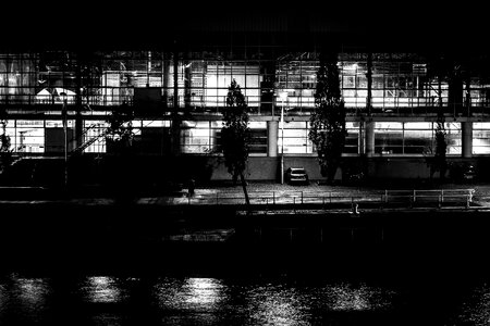 Architecture buildings night