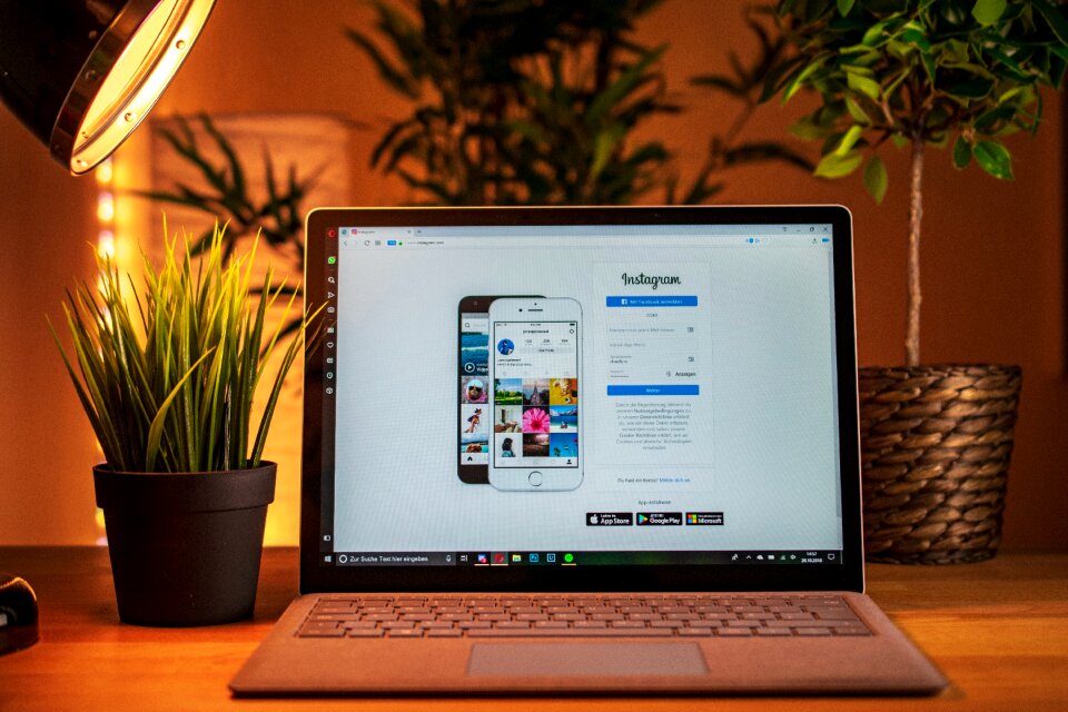 Social media notebook office